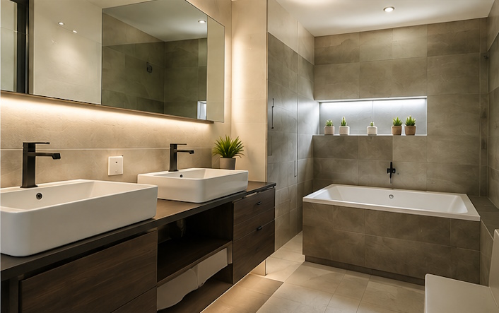 Badezimmer Erneuerung, Renovierung, Upgreat